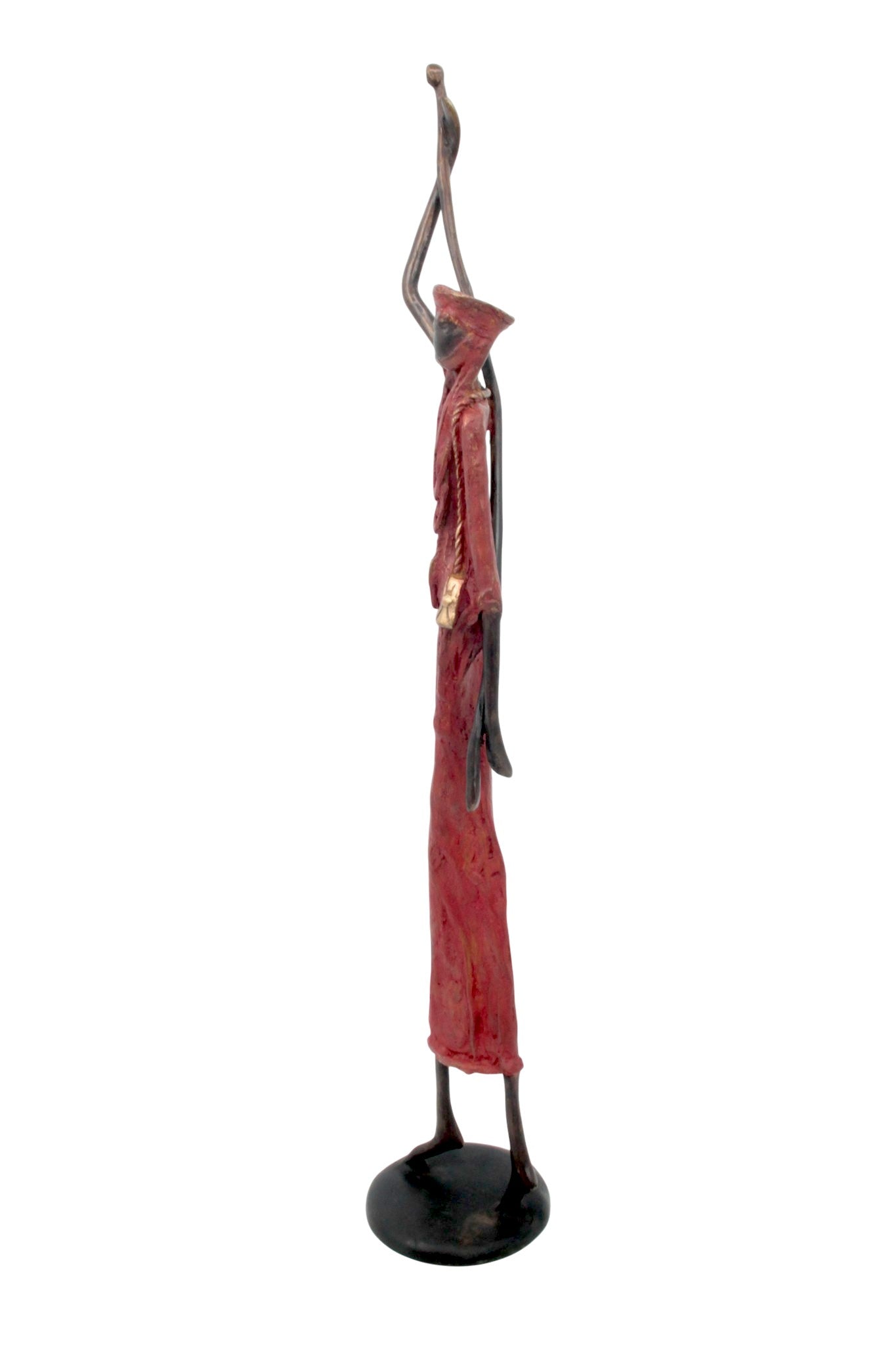 Bronze 55 cm rouge n°1 