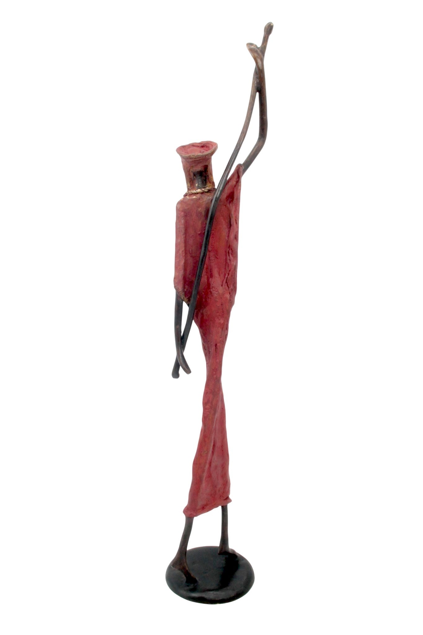 Bronze 55 cm rouge n°1 
