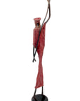 Bronze 55 cm rouge n°1 