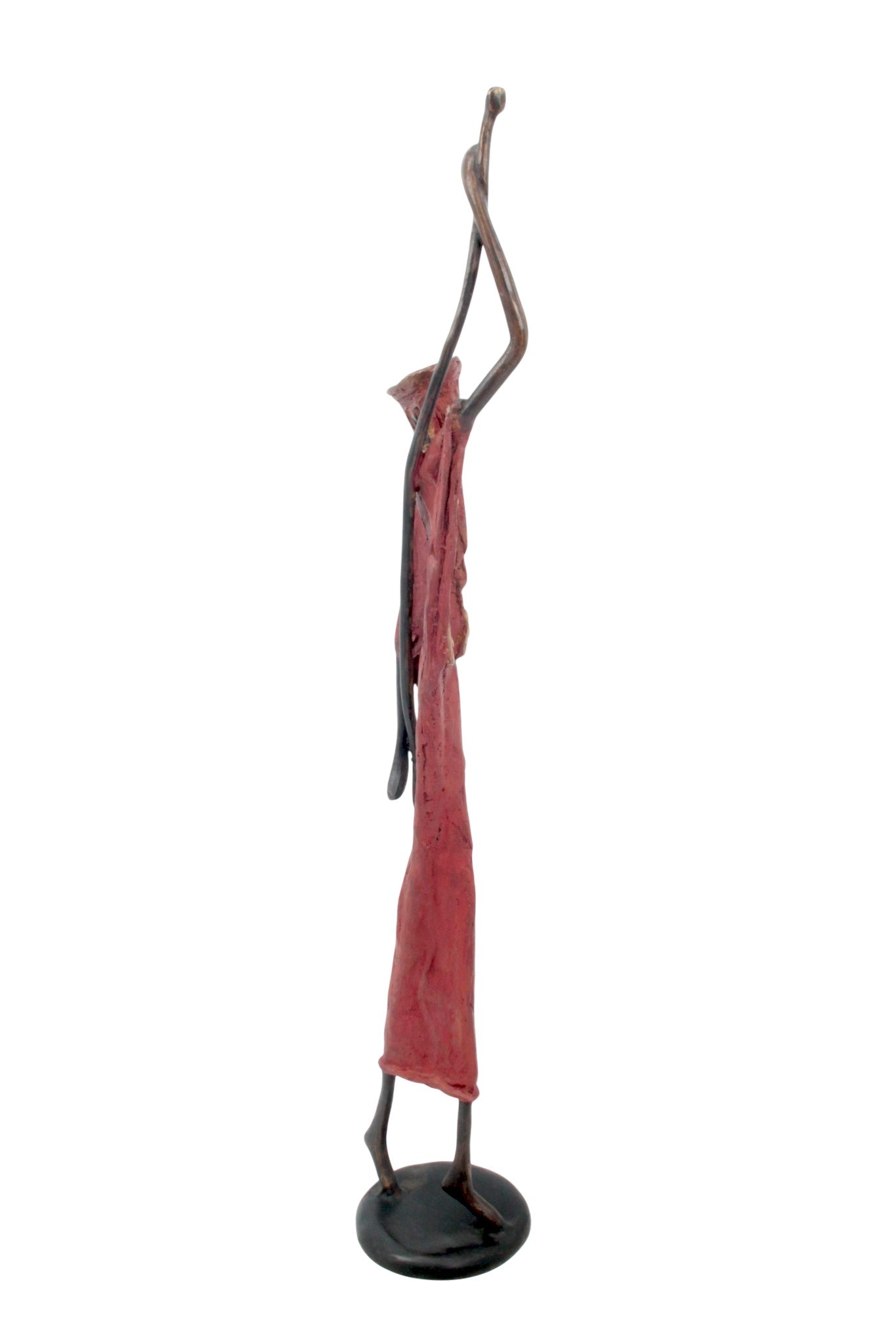 Bronze 55 cm rouge n°1 