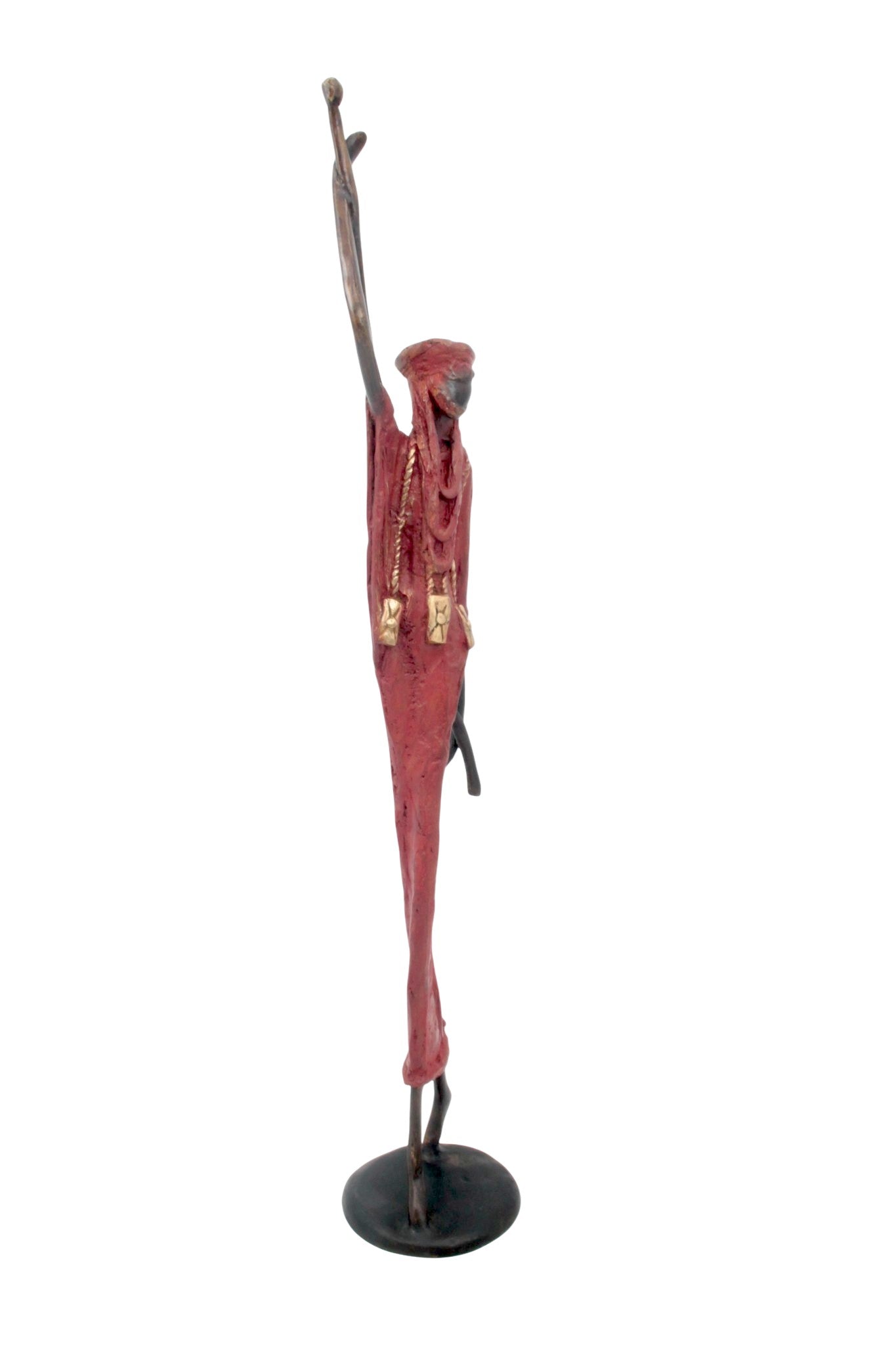 Bronze 55 cm rouge n°1 