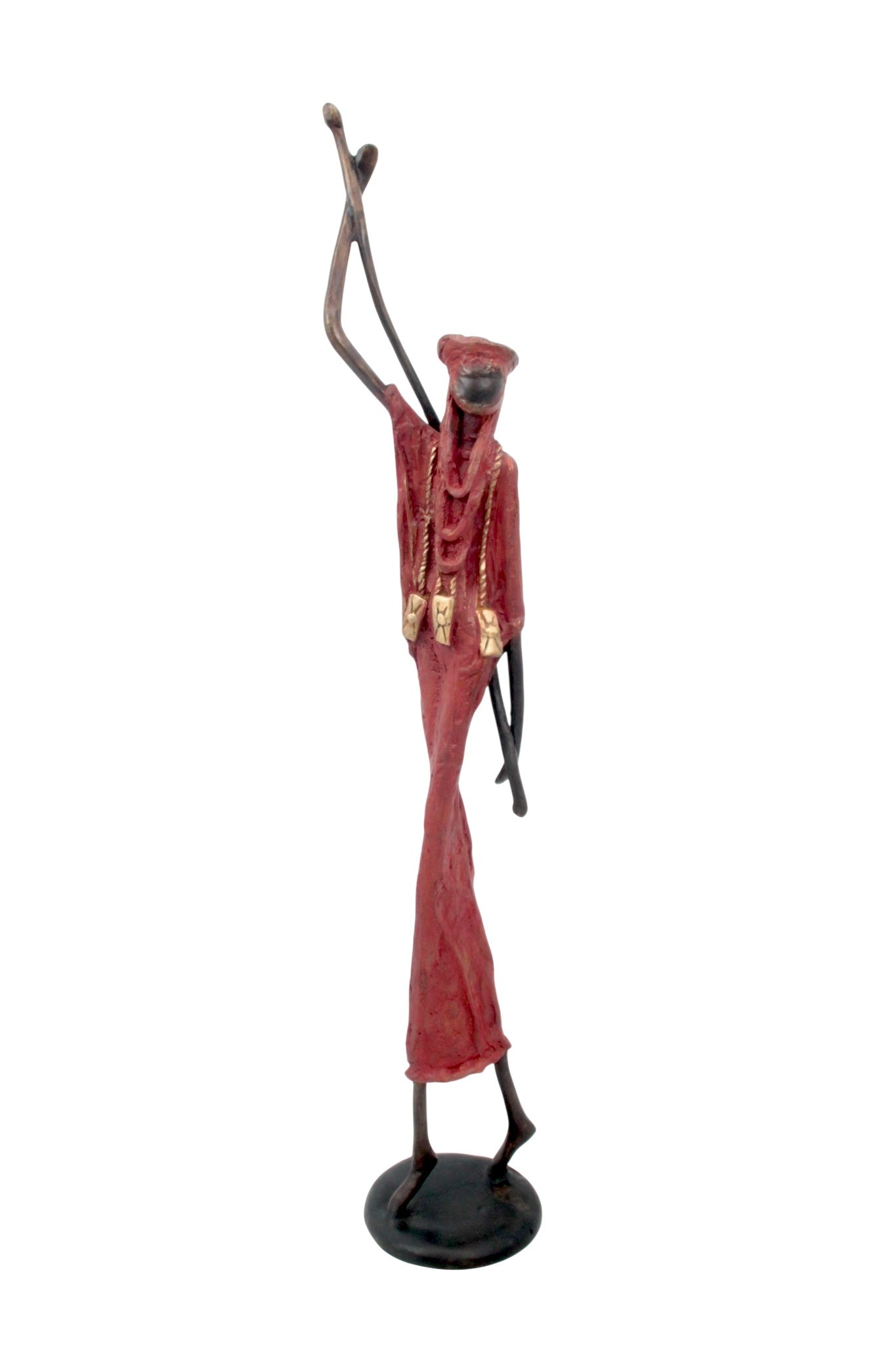 Bronze 55 cm rouge n°1 