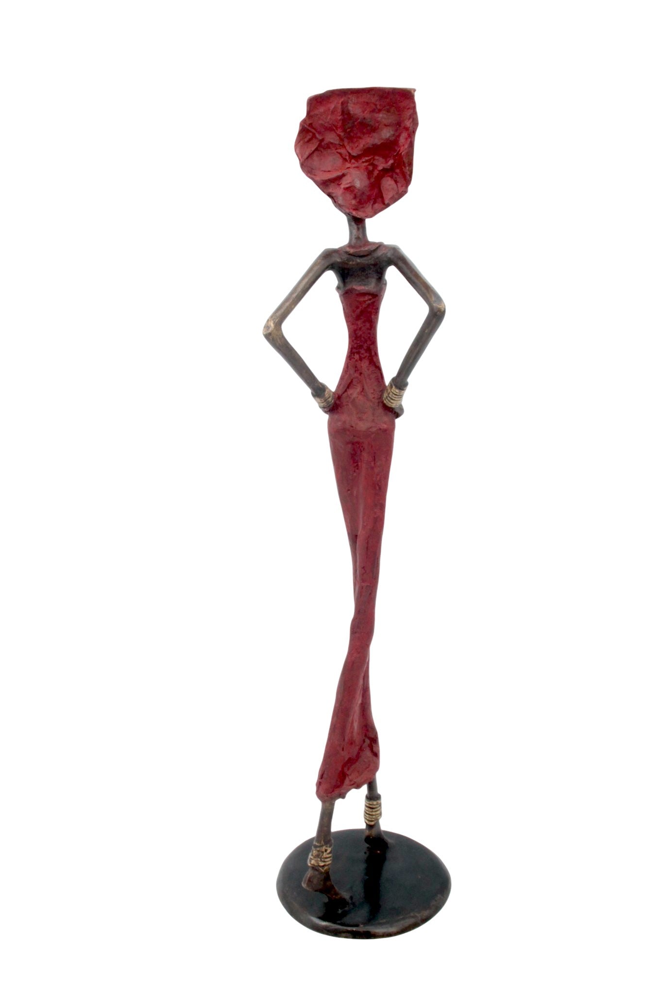 Bronze 55 cm rouge n°12 