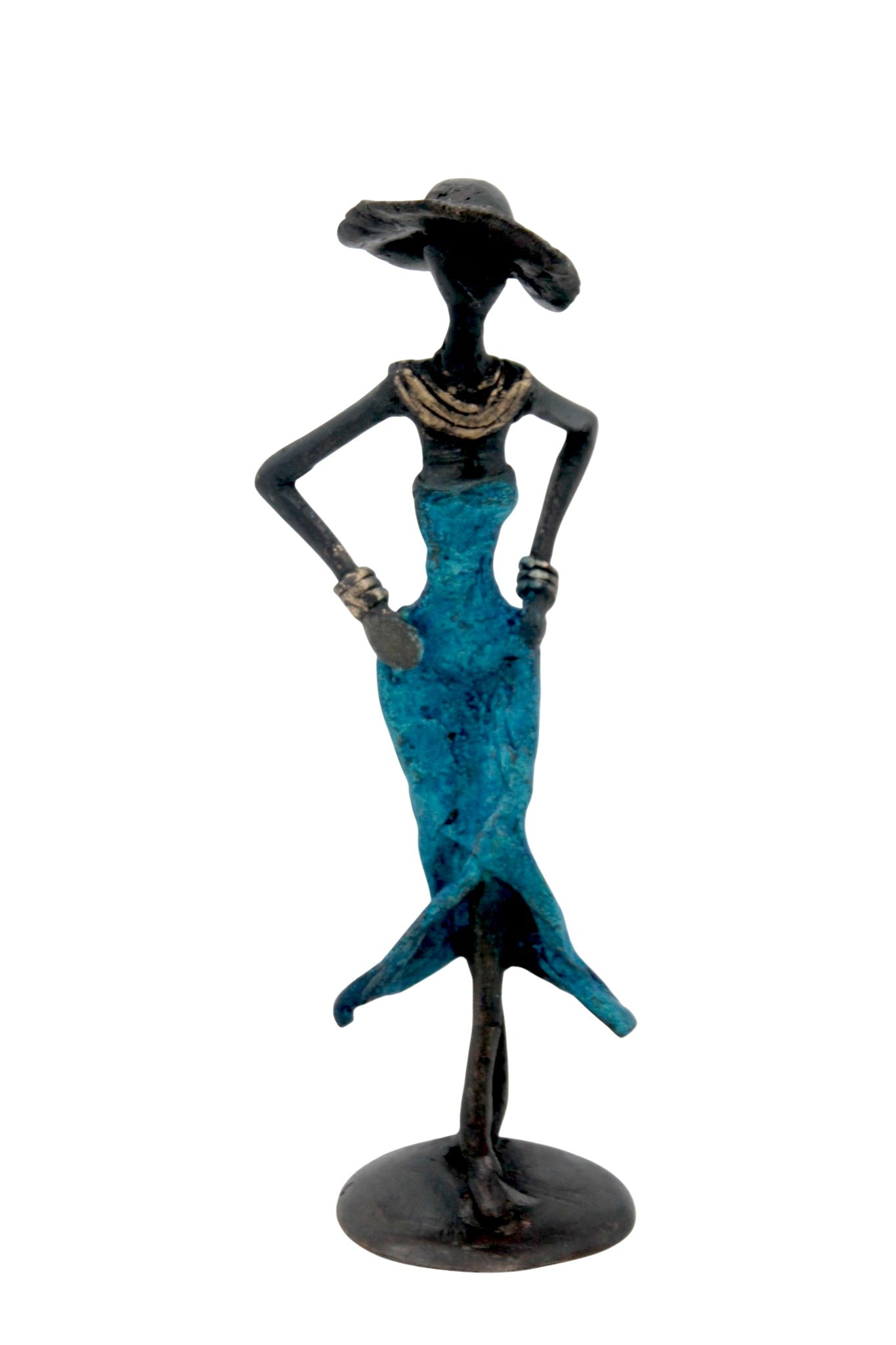 Bronze 15 cm bleu n°3 