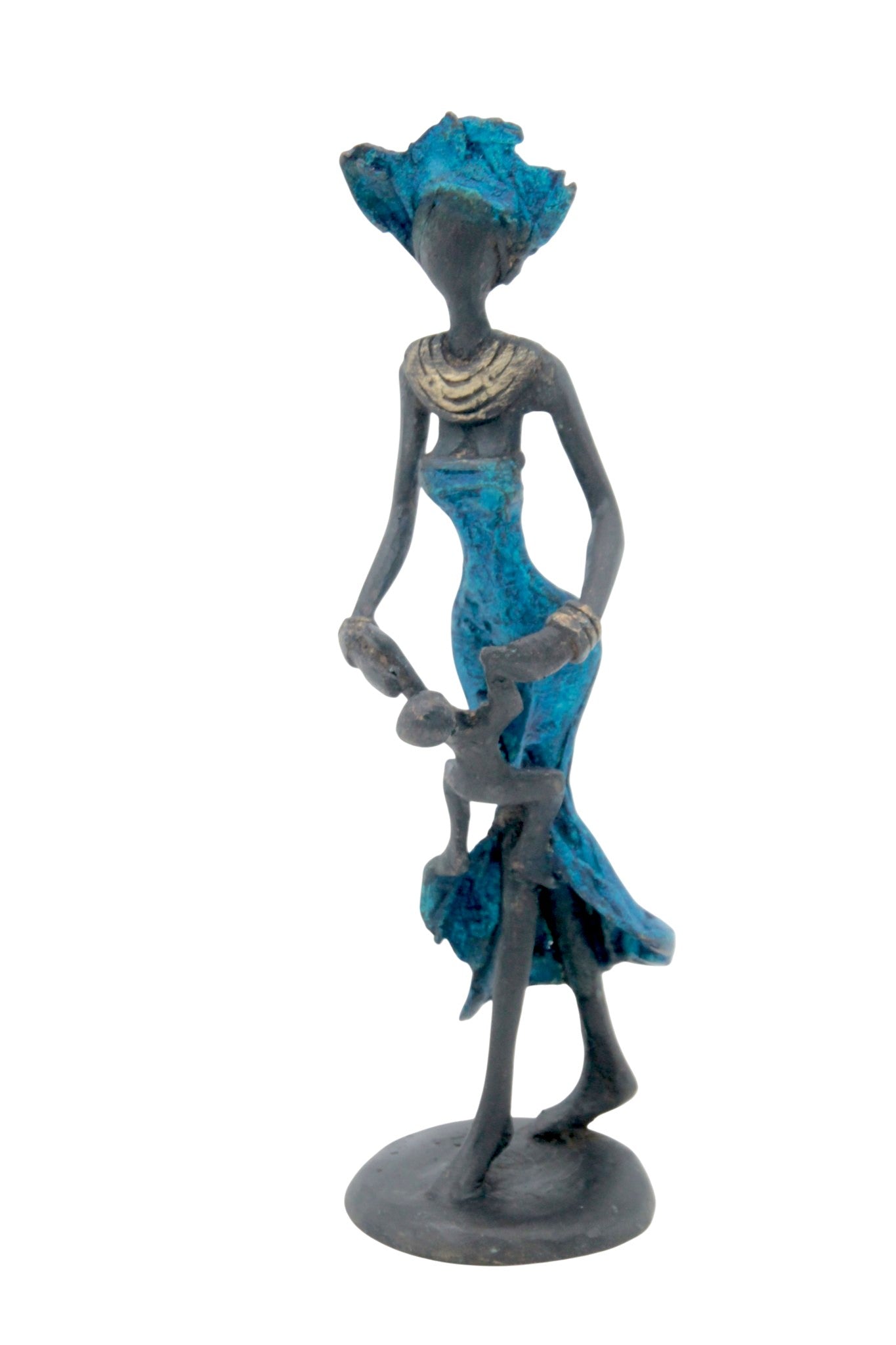 Bronze 15 cm bleu n°9 