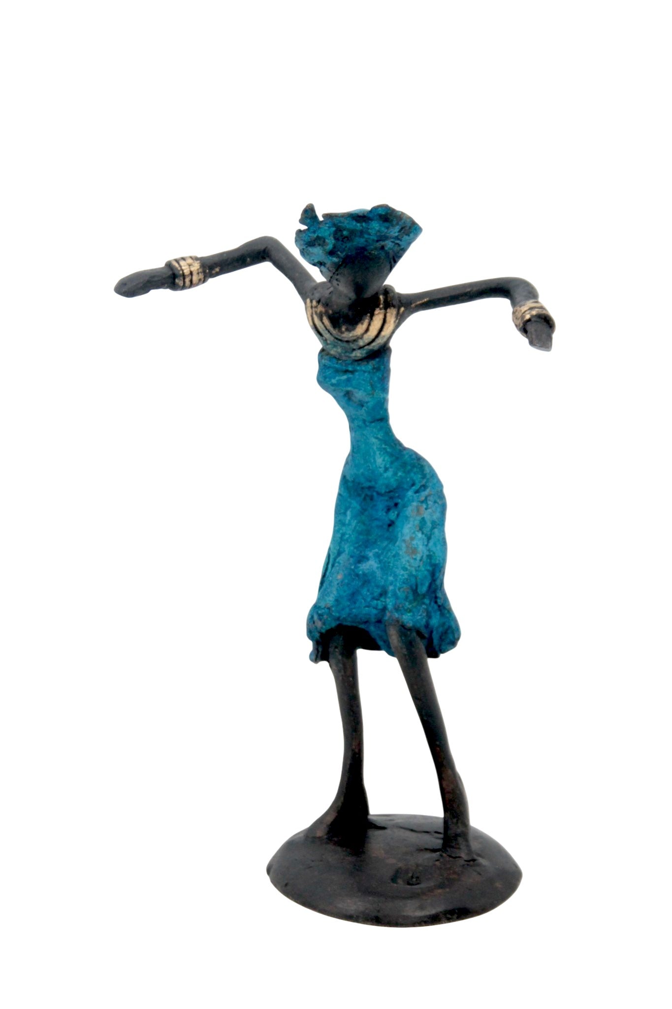 Bronze 15 cm bleu n°10 