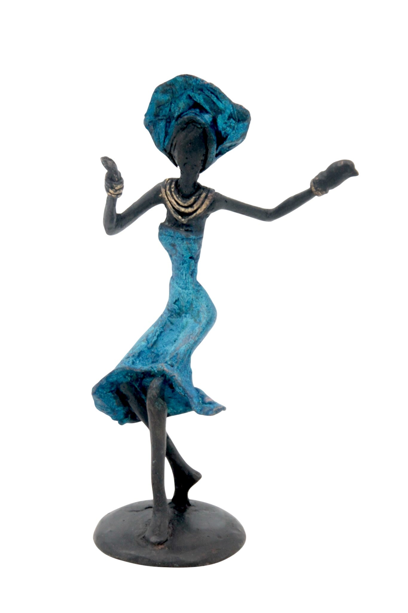 Bronze 15 cm bleu n°19 