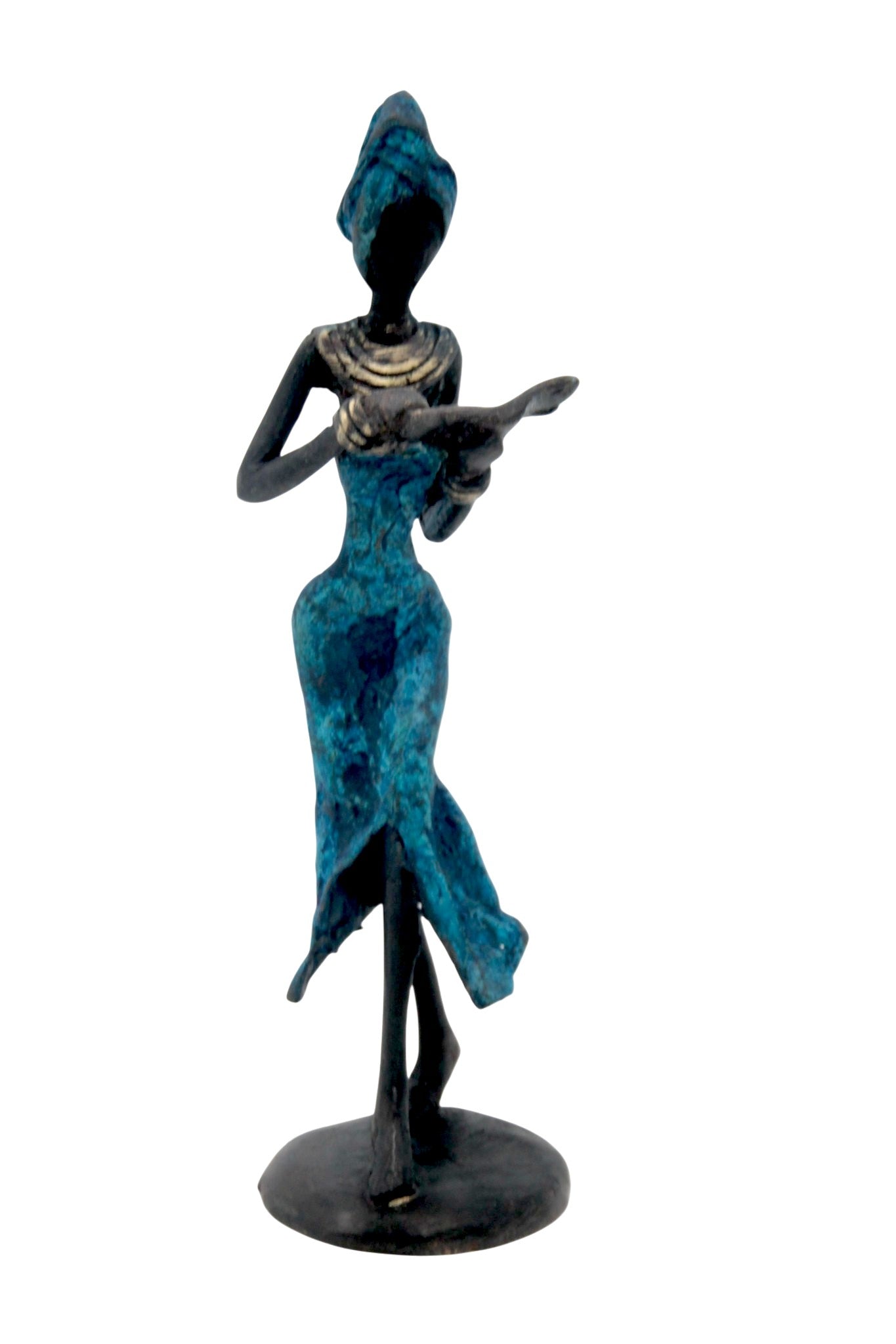 Bronze 15 cm bleu n°22 