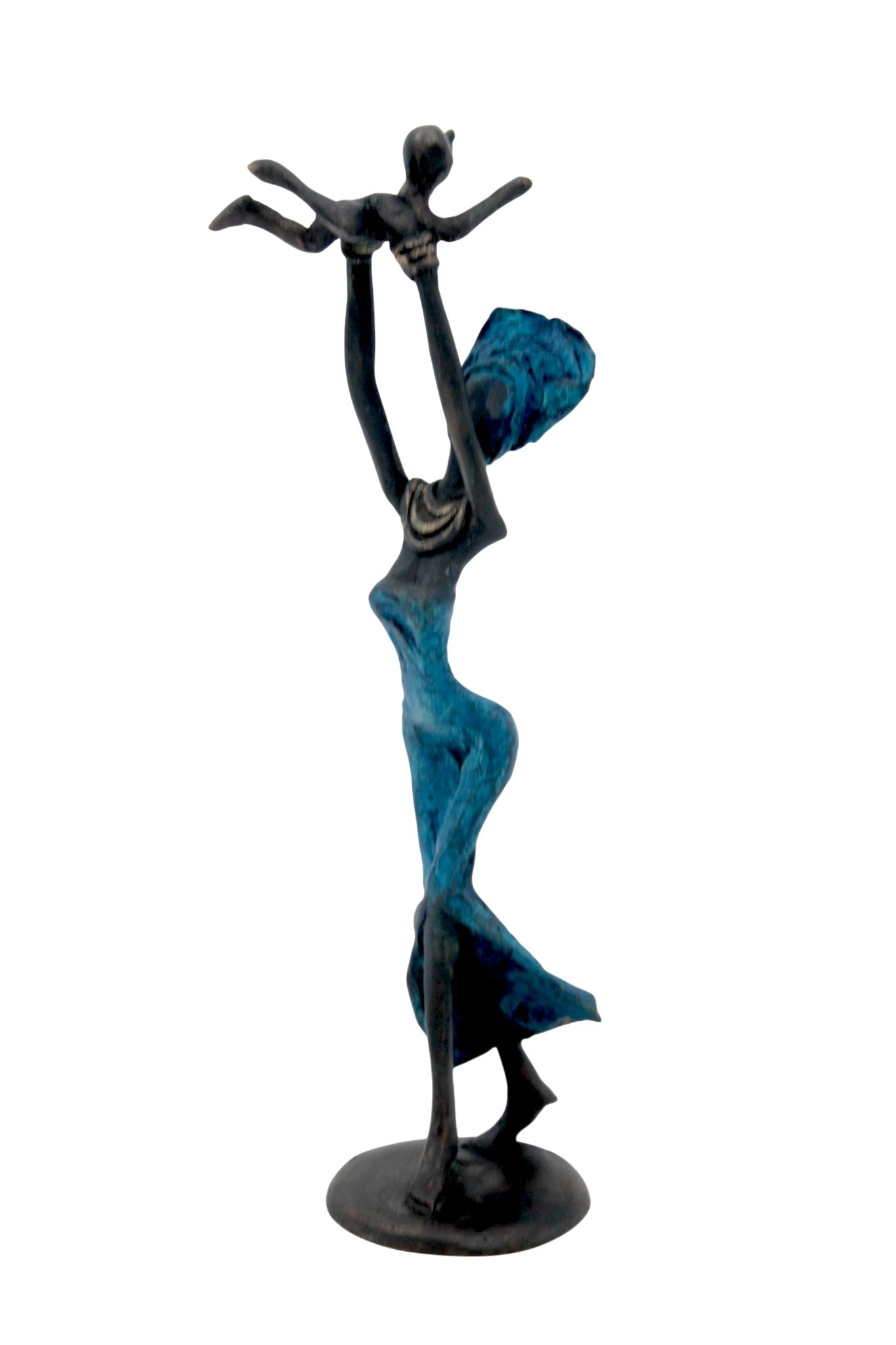 Bronze 15 cm bleu n°24 