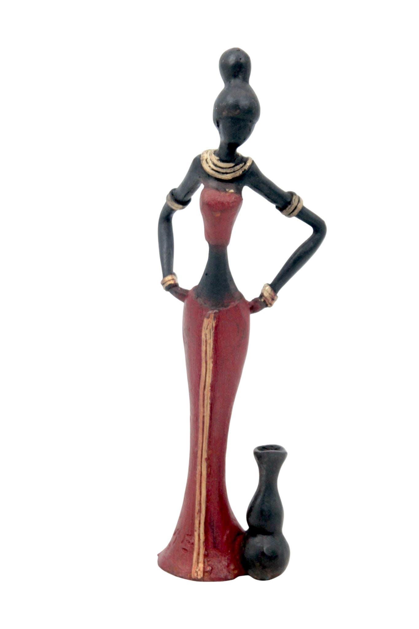 Bronze Mohamadi Dermé 20 cm rouge n°9 