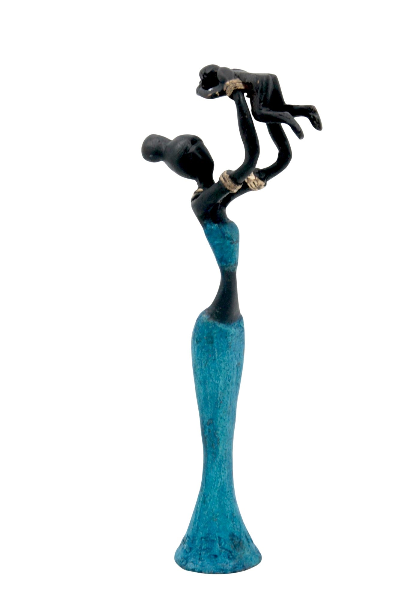 Bronze Mohamadi Dermé 20 cm bleu n°10 