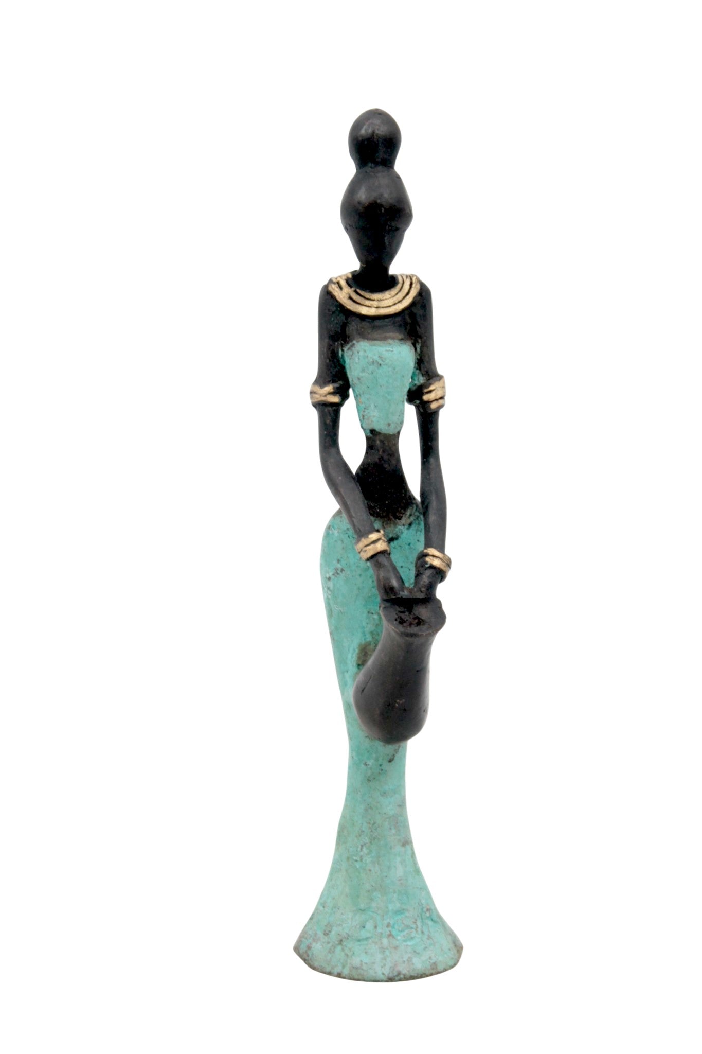 Bronze Mohamadi Dermé 20 cm turquoise n°13 