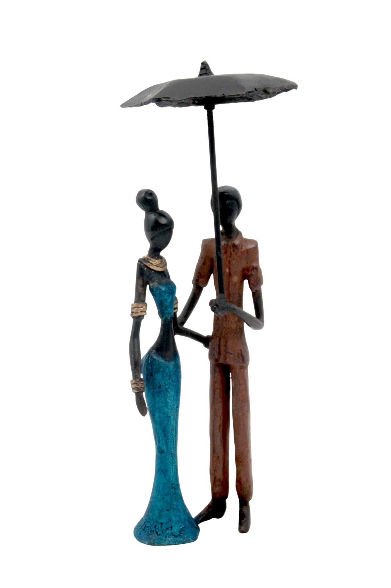 Bronze Mohamadi Dermé couple 20 cm n°11 