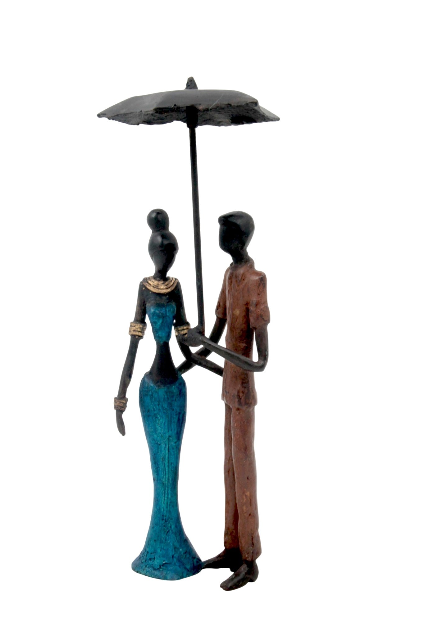 Bronze Mohamadi Dermé couple 20 cm n°11 
