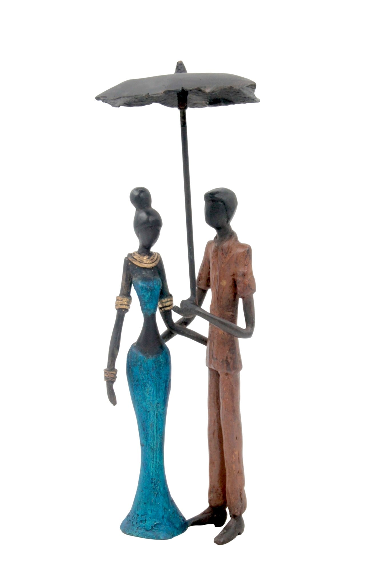 Bronze Mohamadi Dermé couple 20 cm n°11 