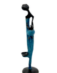 Abdoulaye's bronze 25cm blue n°9 
