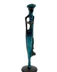 Abdoulaye's bronze 25cm blue n°11 