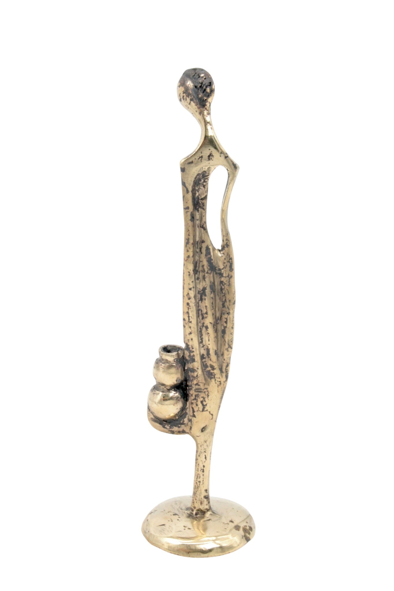 Abdoulaye's bronze 25cm gold n°5 