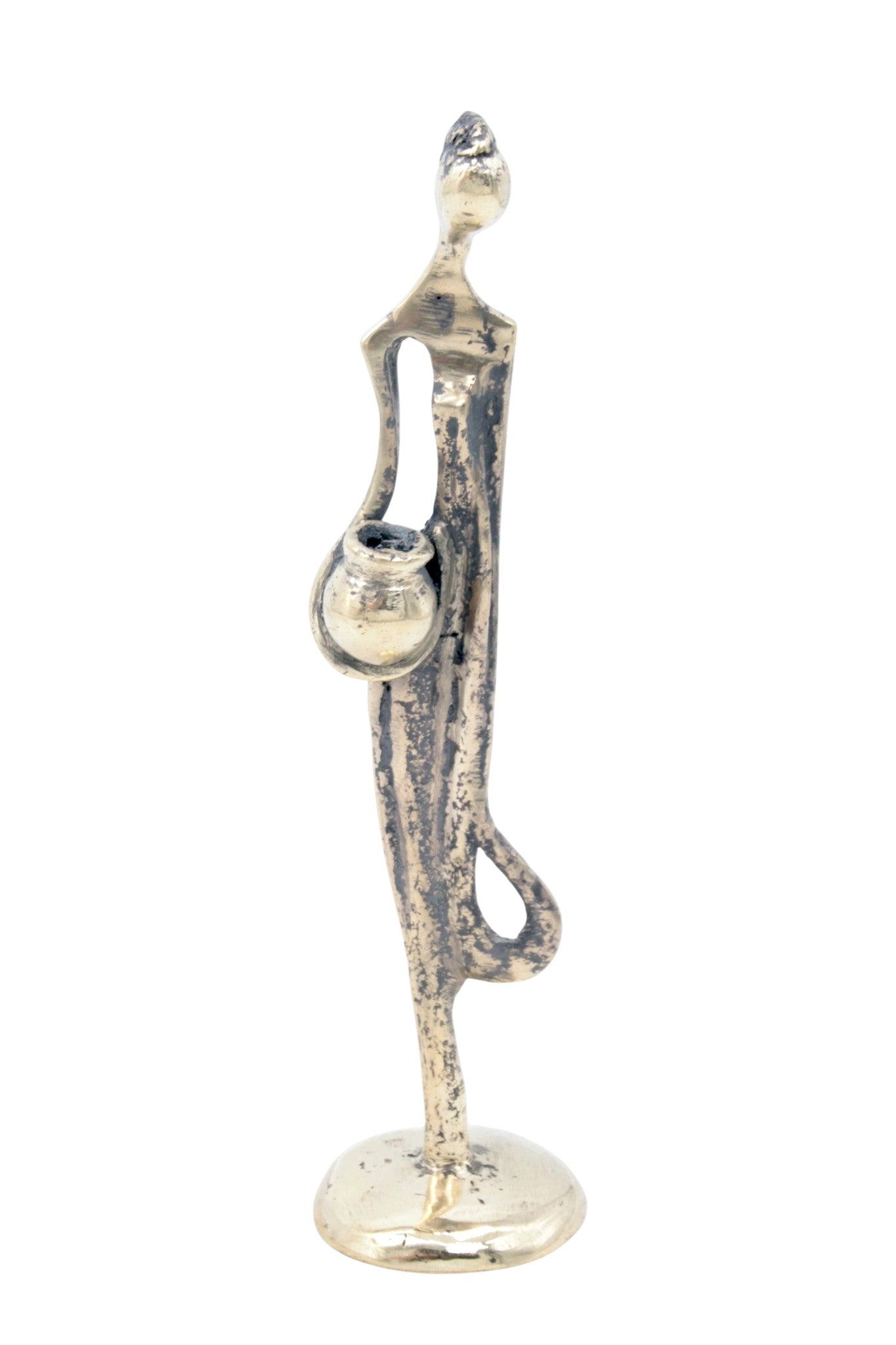 Abdoulaye's bronze 25cm gold n°9 