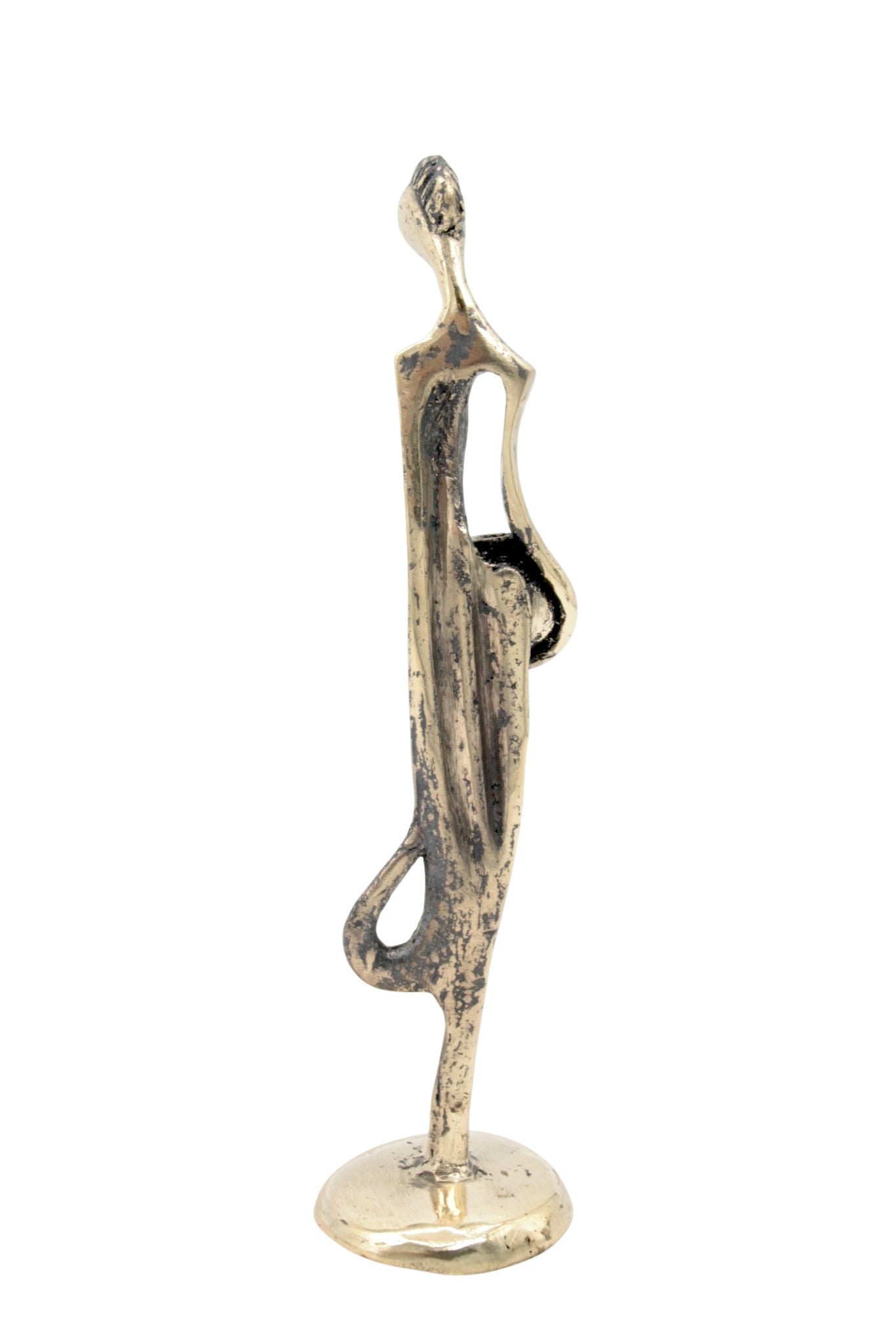 Abdoulaye's bronze 25cm gold n°9 