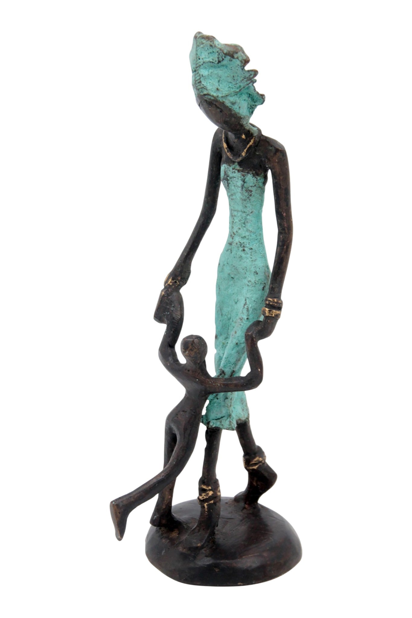 Bronze 15 cm turquoise n°12 