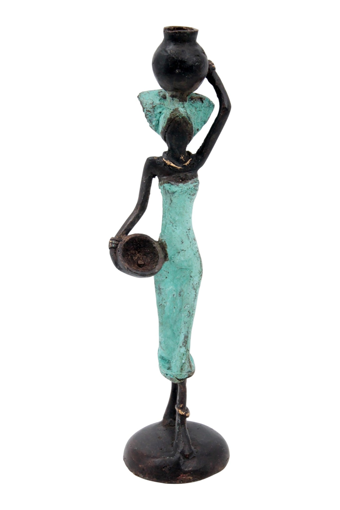 Bronze 15 cm turquoise n°18 