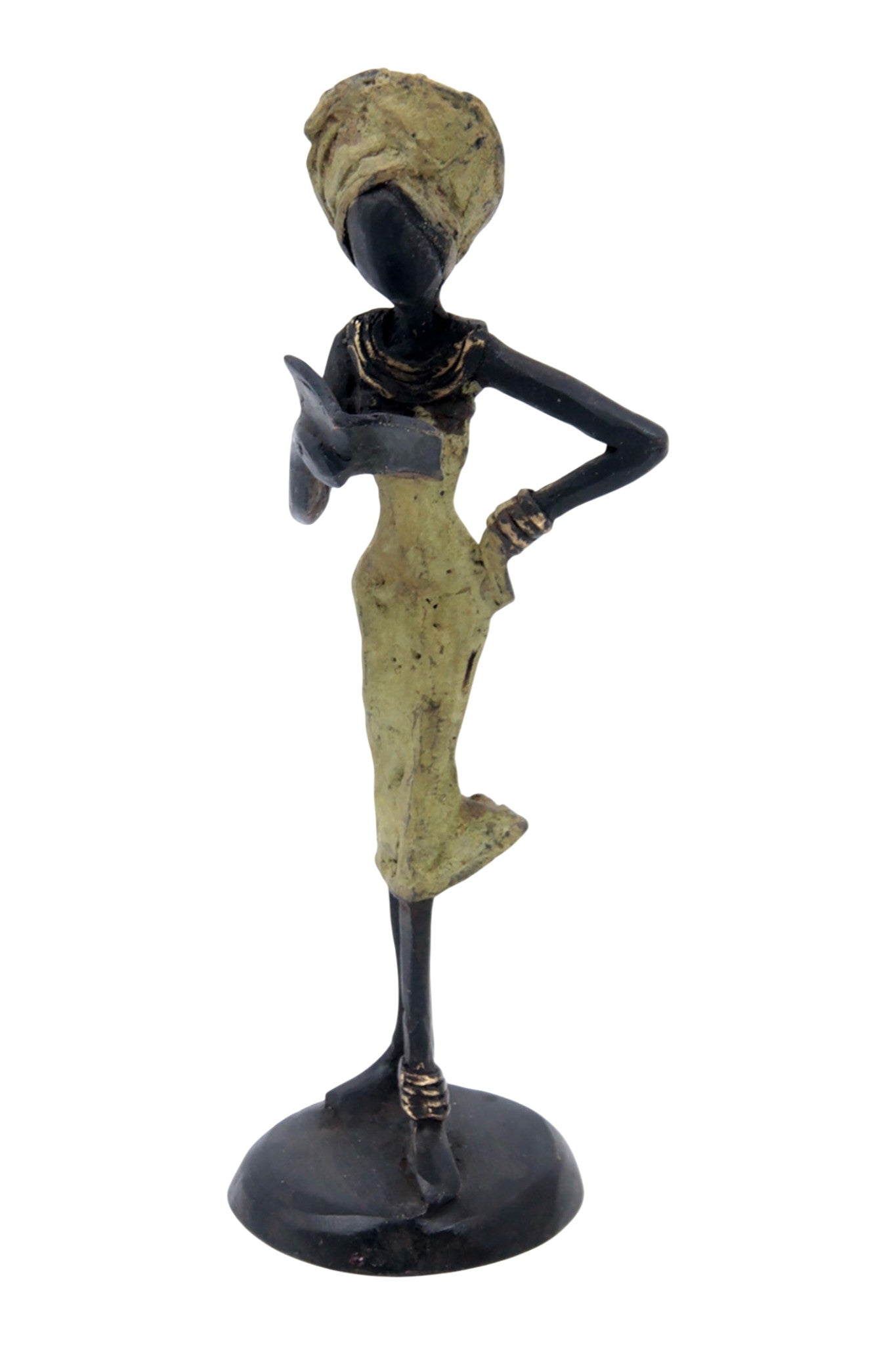 Bronze 15 cm vert n°2 