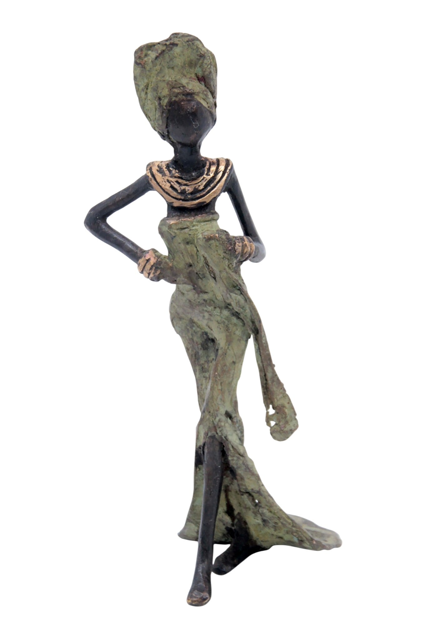Bronze 15 cm vert n°5 