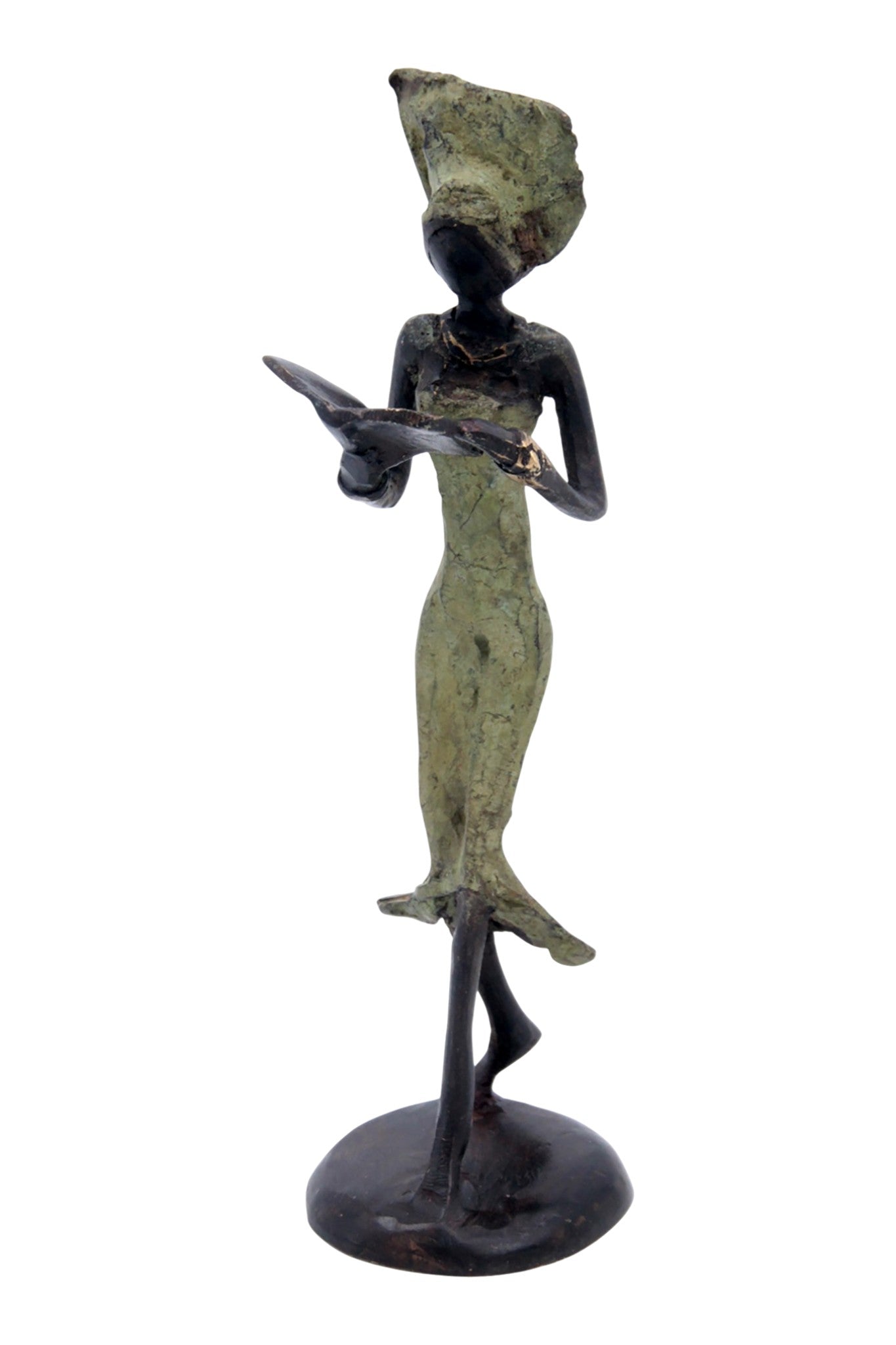 Bronze 15 cm vert n°28 