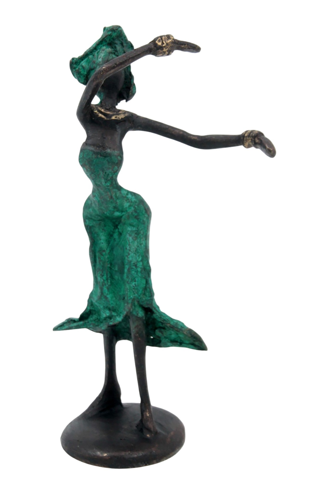 Bronze 15 cm vert n°38 
