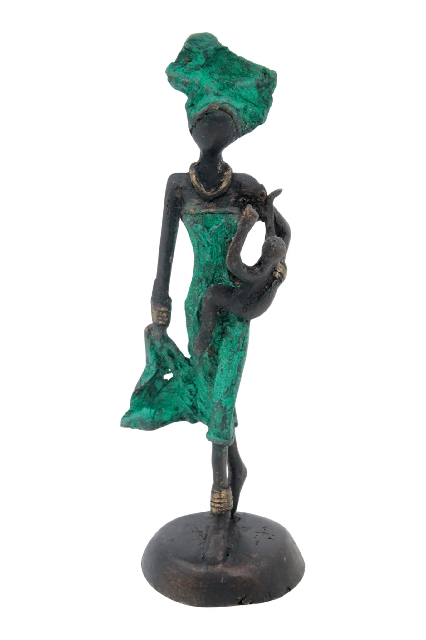 Bronze 15 cm vert n°46 