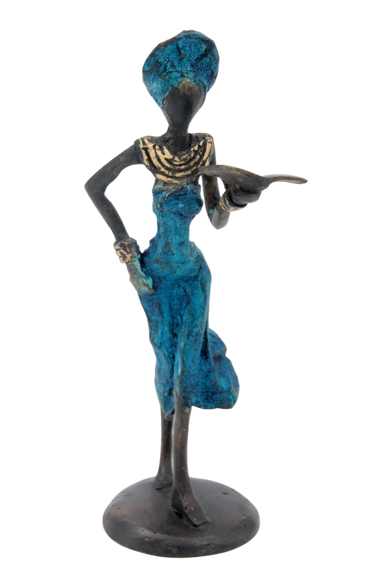Bronze 15 cm bleu n°32 