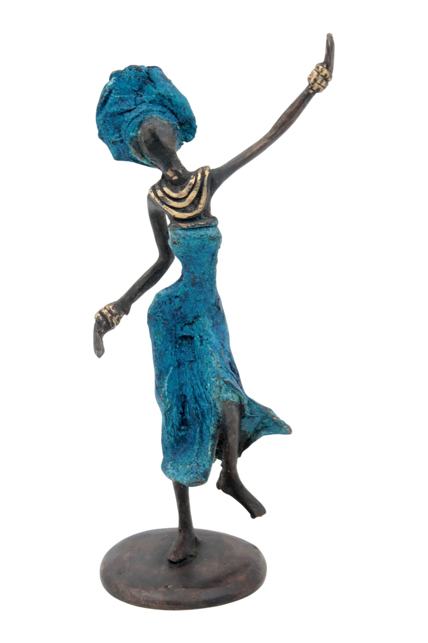 Bronze 15 cm bleu n°43 