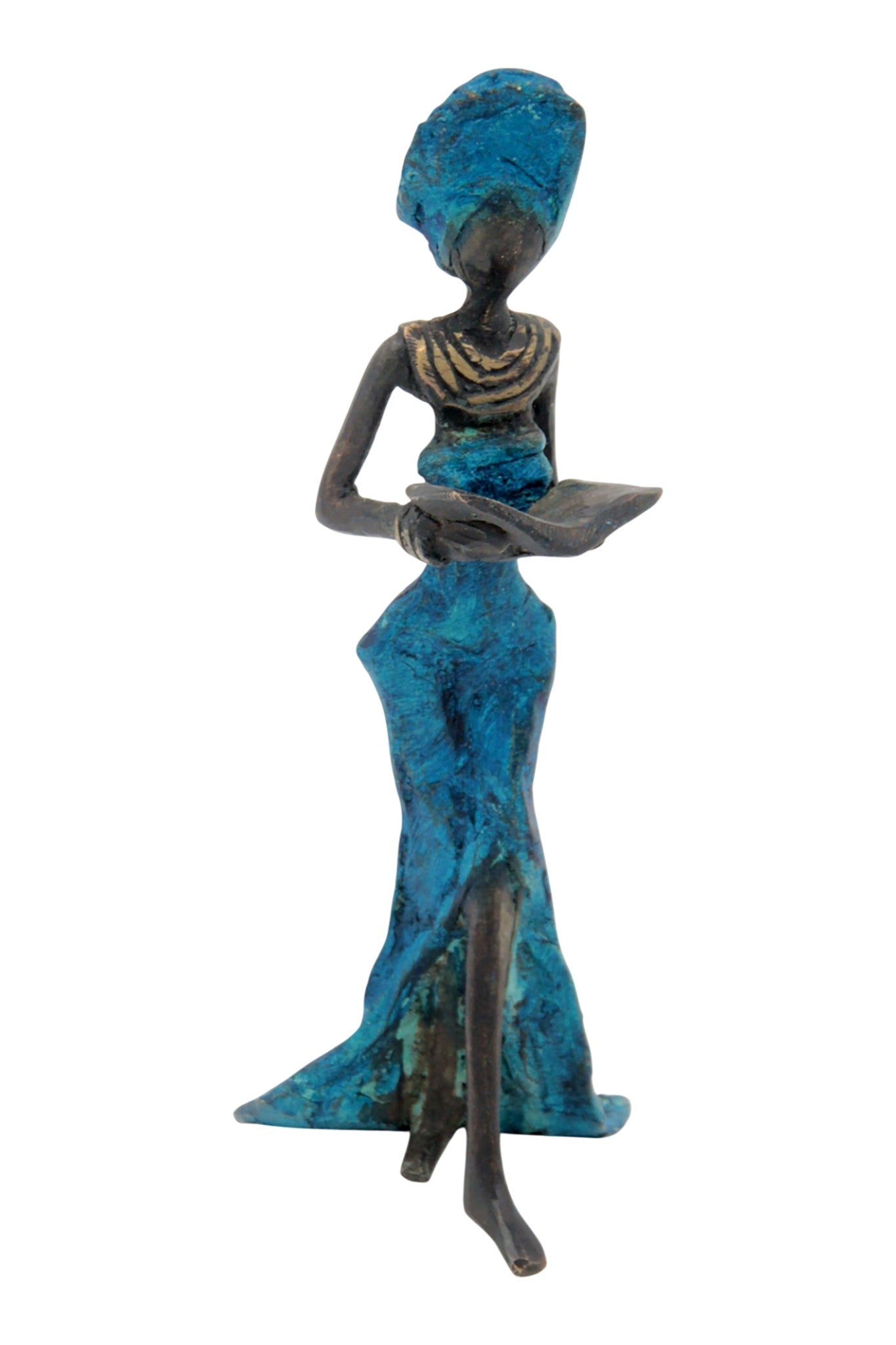 Bronze 15 cm bleu n°46 