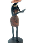 Bronze Ibrahim Dermé 20 cm marron n°2 Bronzes d'Afrique