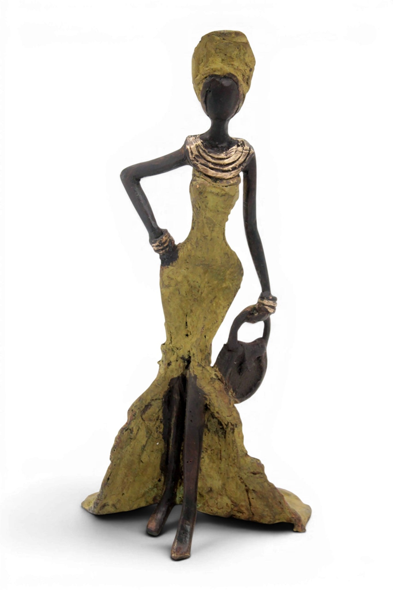 Bronze 20 cm vert n°12 