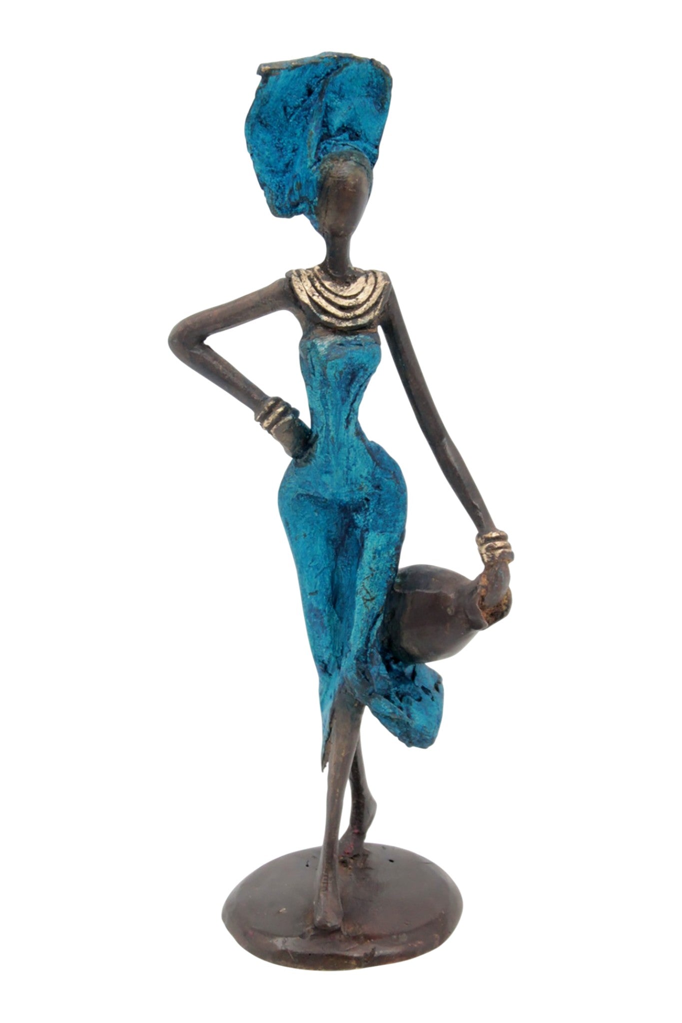 Bronze 20 cm bleu n°9 