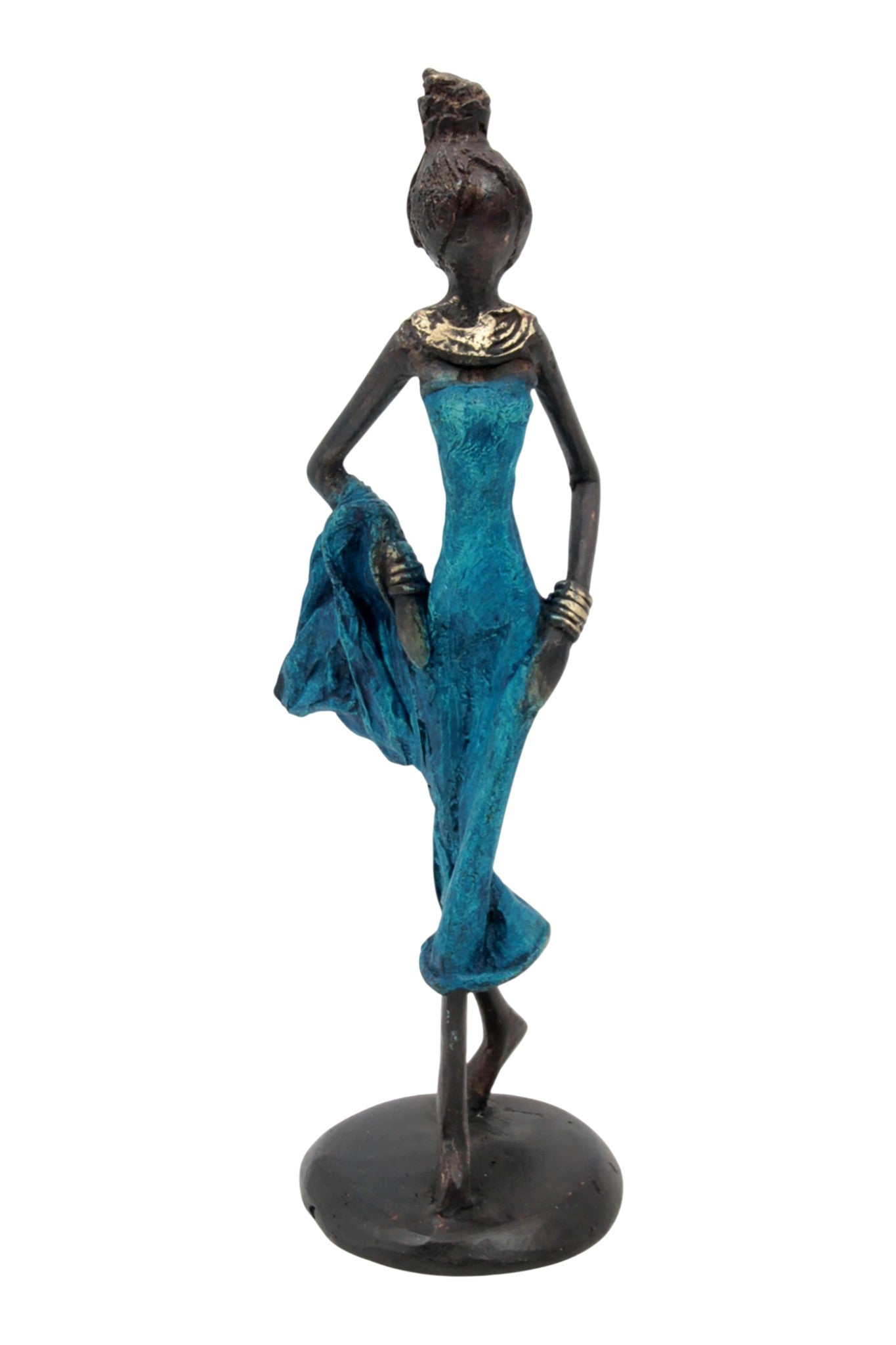 Bronze 25 cm bleu n°10 