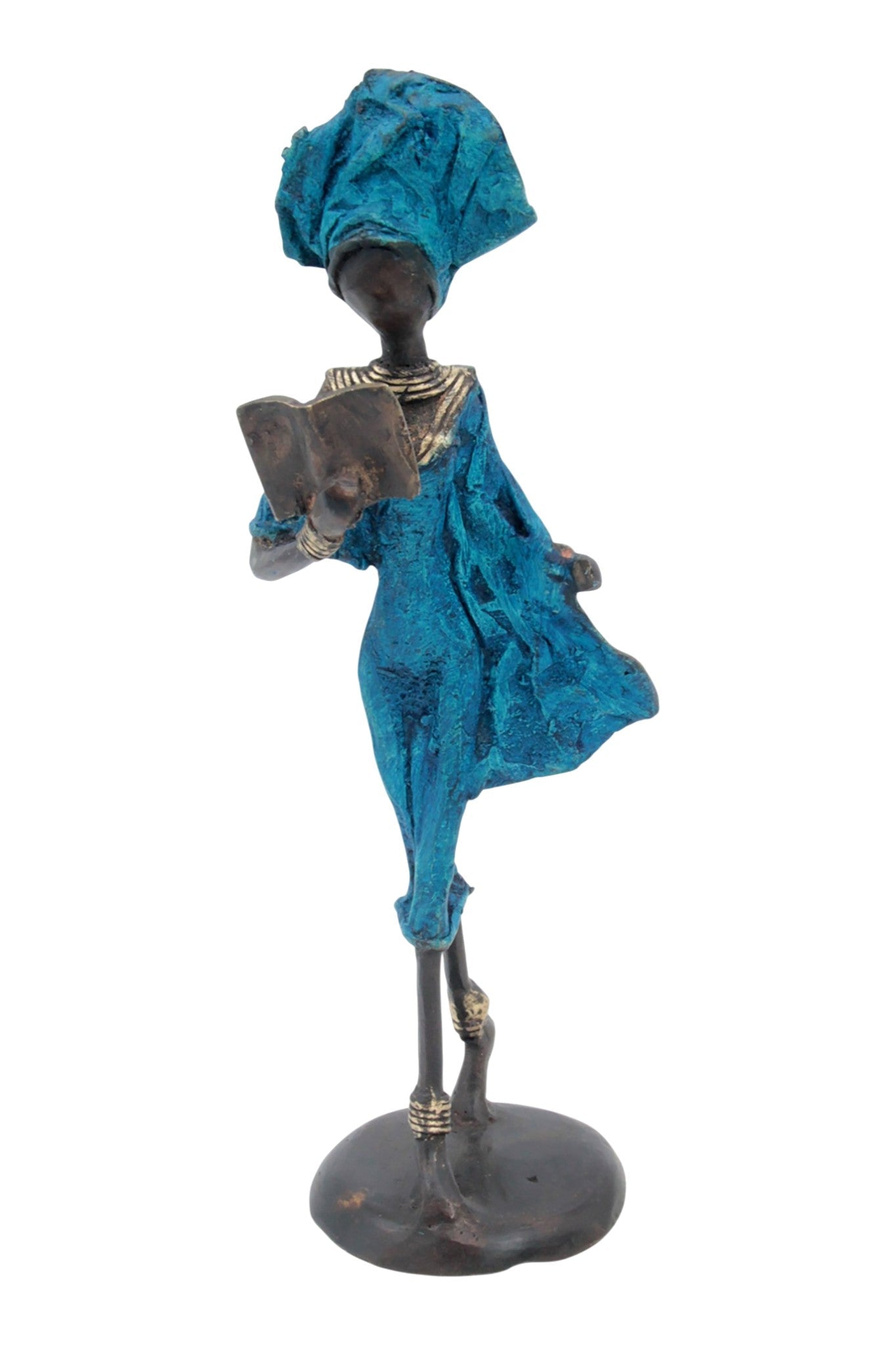 Bronze 25 cm bleu n°25 