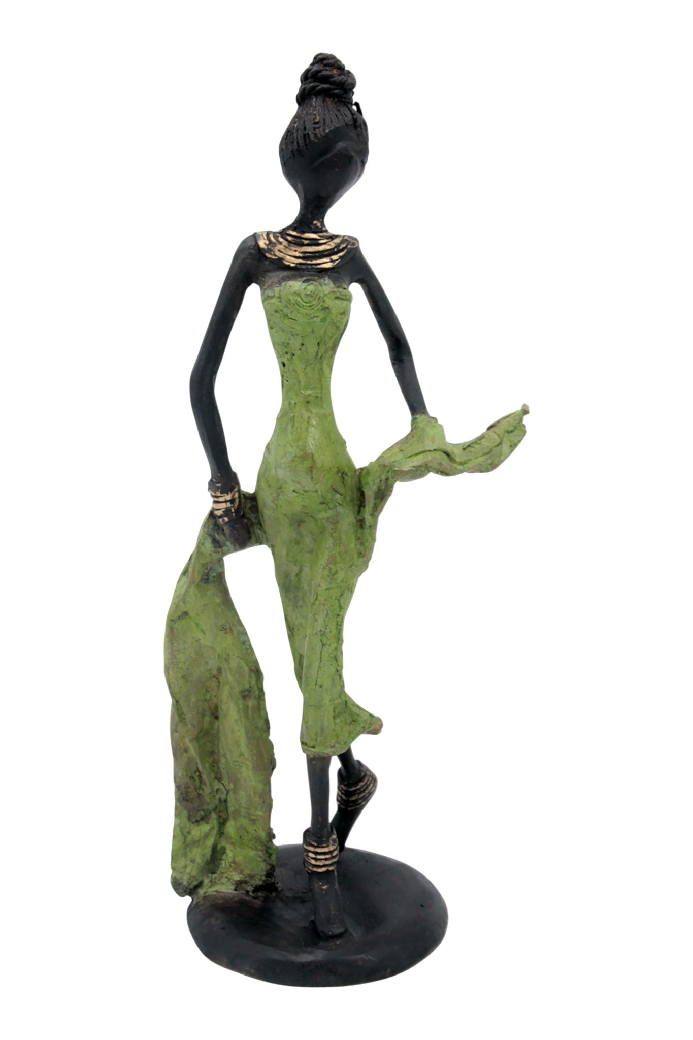 Bronze 25 cm vert n°32 