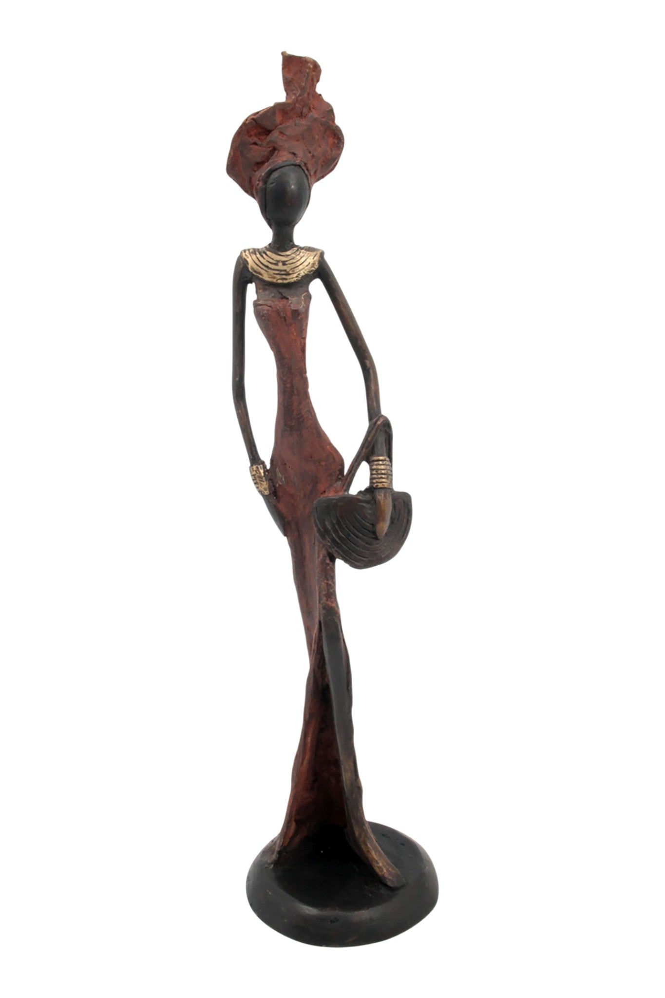 Bronze 35 cm marron n°6 