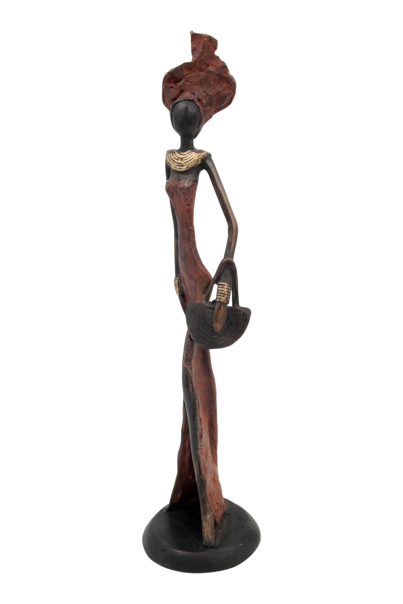 Bronze 35 cm marron n°6 
