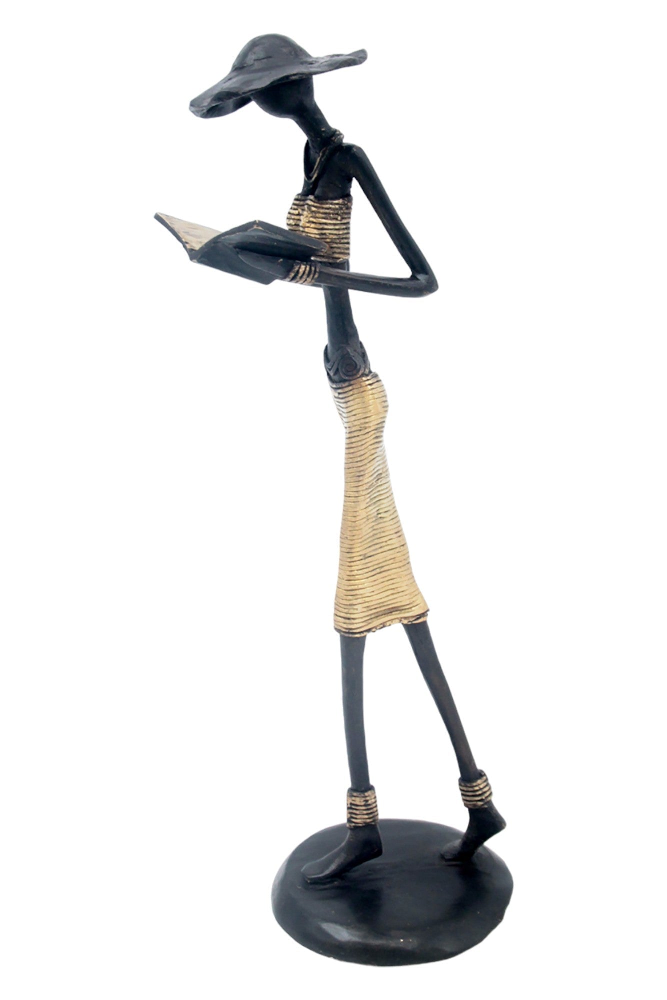 Bronze 35 cm doré n°9 Bronzes d'Afrique