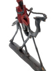 Chamelier 20 cm rouge n°2 