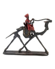 Chamelier 20 cm rouge n°2 