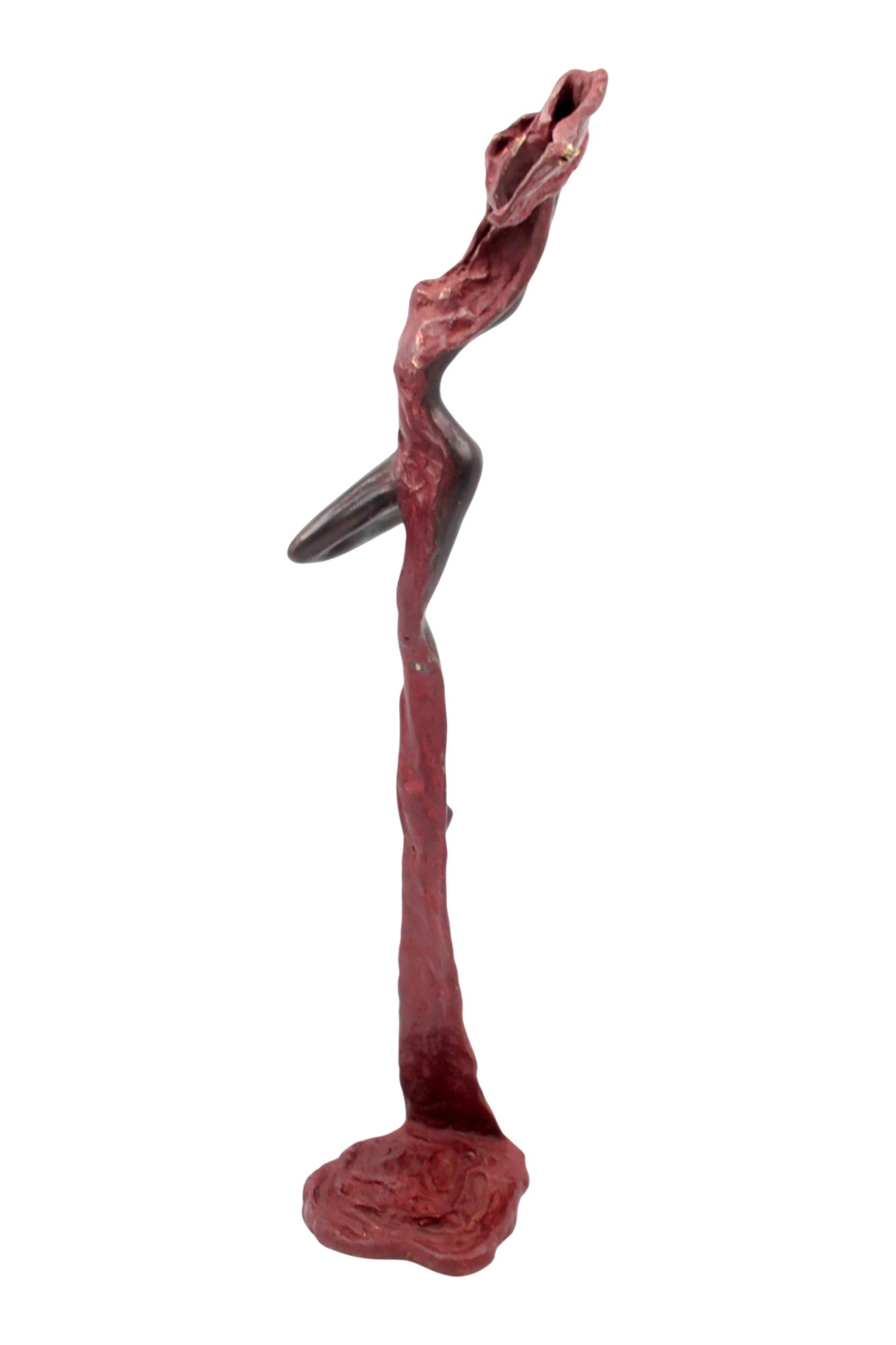 Bronze Issouf danseuse 50 cm rouge n°1 