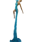 Bronze Issouf danseuse 50 cm bleu n°1 