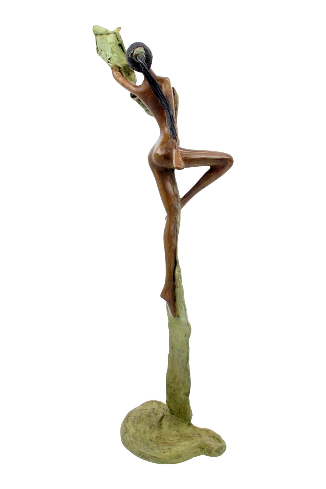 Bronze Issouf danseuse 50 cm vert n°1 