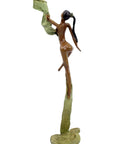 Bronze Issouf danseuse 50 cm vert n°1 