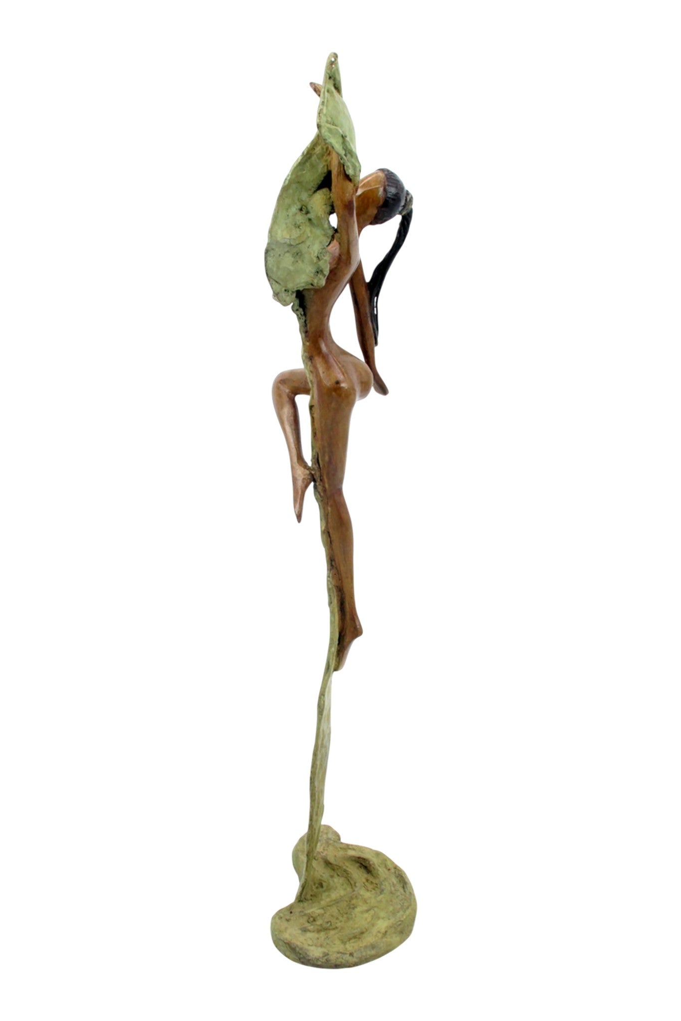 Bronze Issouf danseuse 50 cm vert n°1 